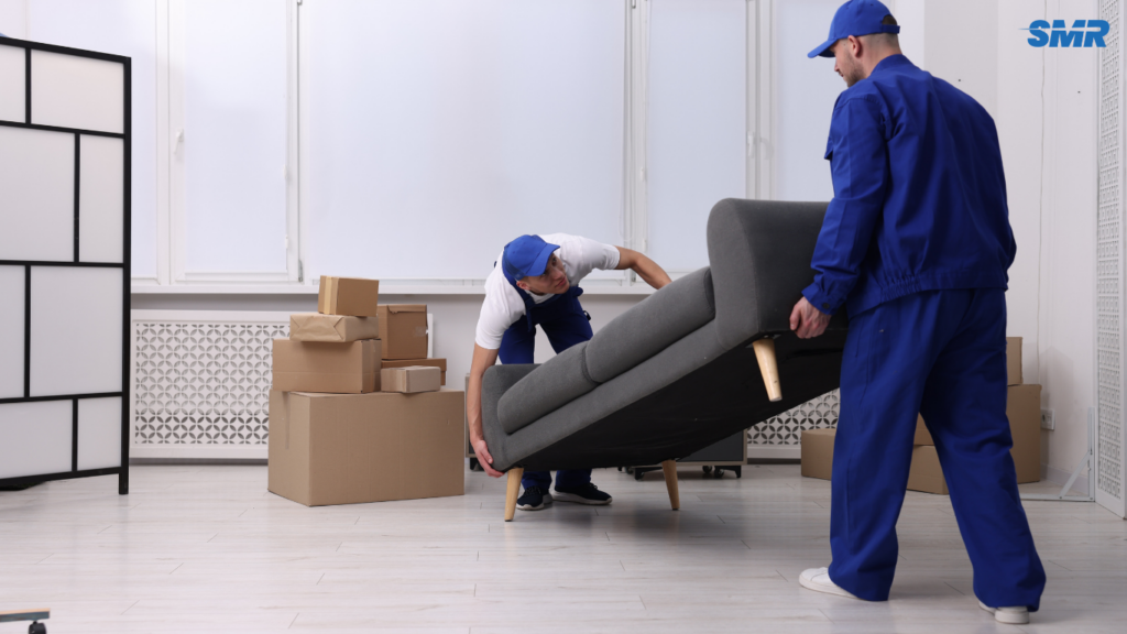 Professional movers delivering a single item, like a sofa or appliance, in Barkingside