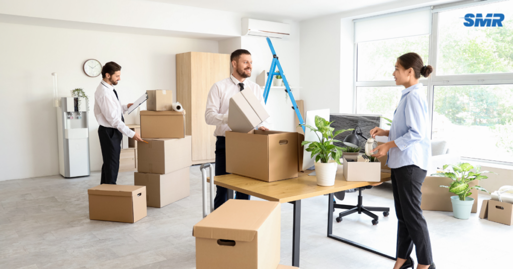 Office removals Sydenham movers handling desks and office equipment
