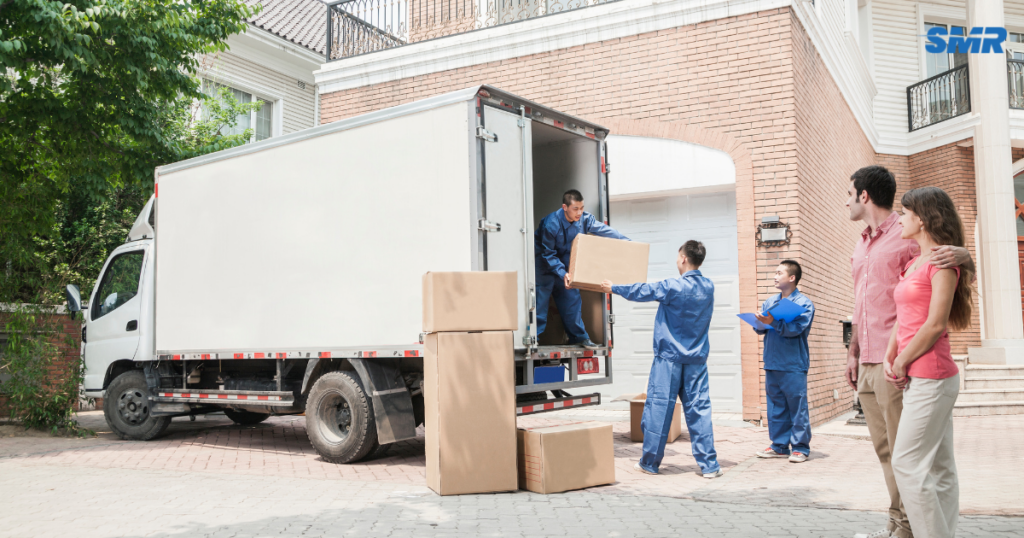 Man and Van Stratford Removals team loading a van for local house and flat moves