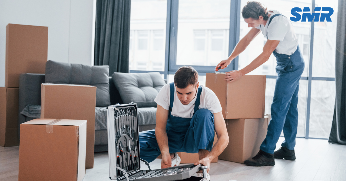 cheap man and van EN6 team loading furniture for house removals in EN6 London