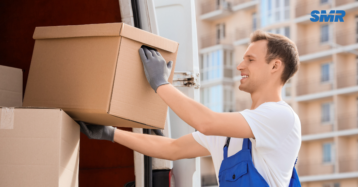 man and van Limehouse E14 removals team loading furniture