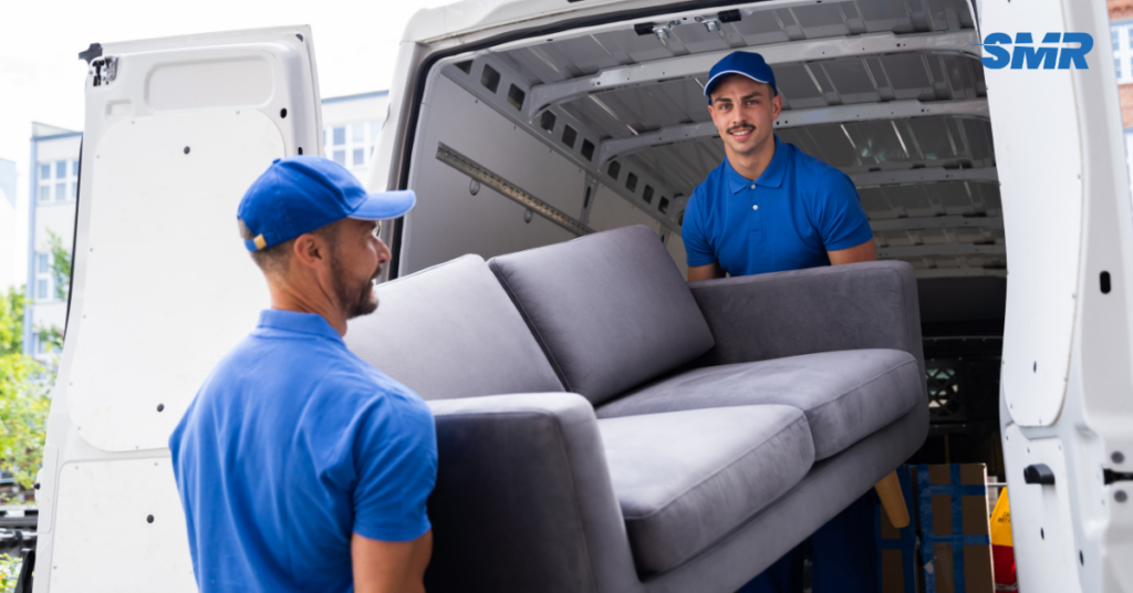 Man and van Harrow mover delivering IKEA furniture and moving boxes