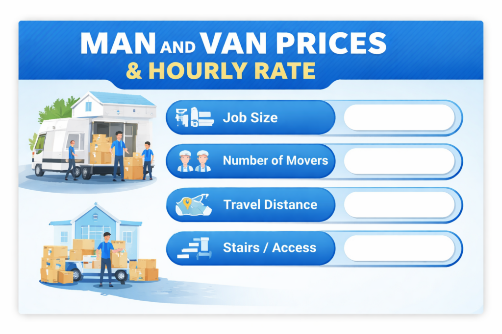 Infographic of Hendon NW4 moving services