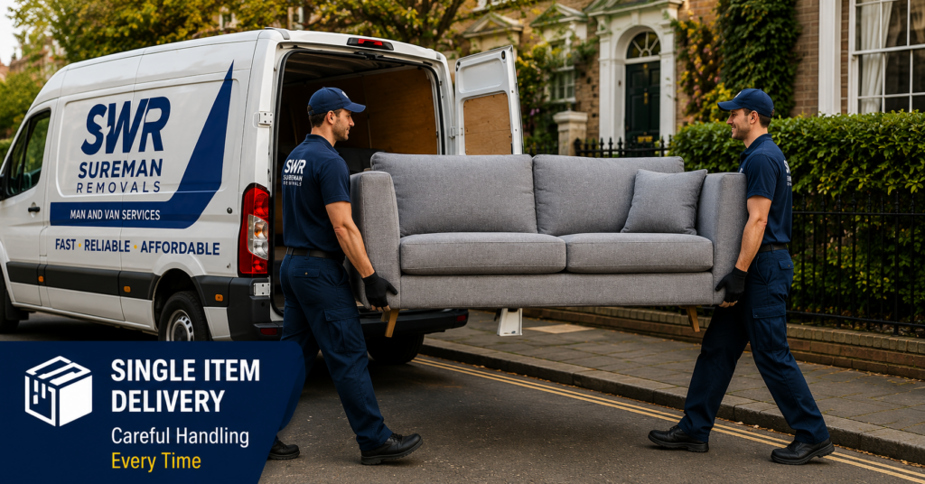 Man and van Queens Park NW6 team loading a moving van with boxes and household items