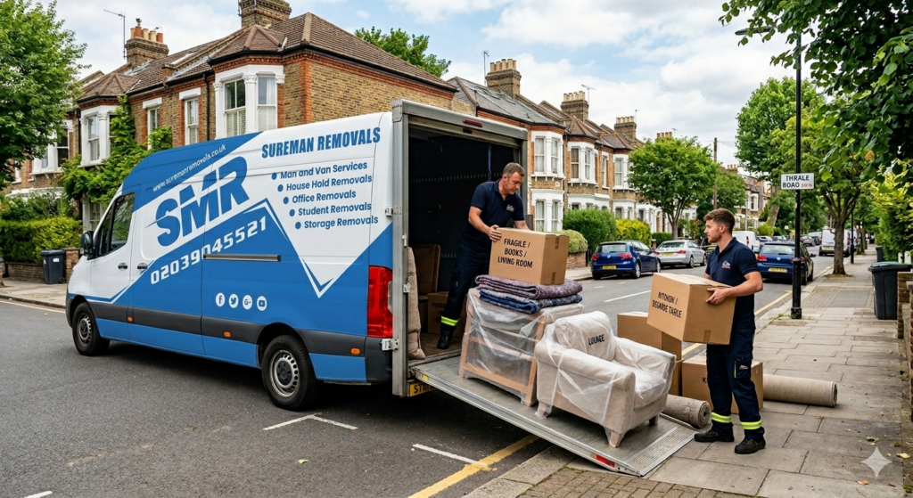 Man and Van Pinner team helping with affordable house removals in Pinner HA5