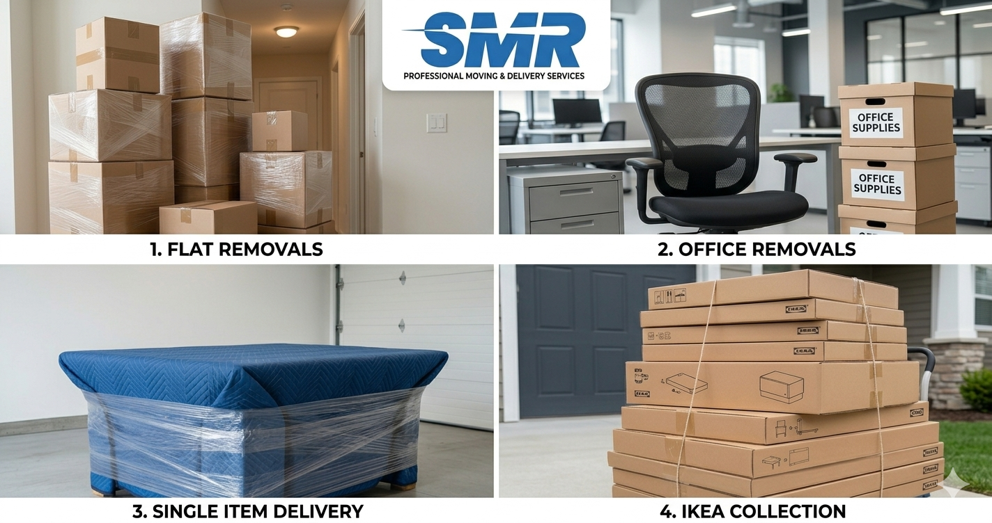Old Ford man and van services for flat removals office removals IKEA collection and single item moves