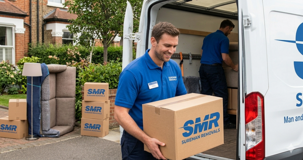 Man and Van Pinner HA2 team helping with a low-budget house move