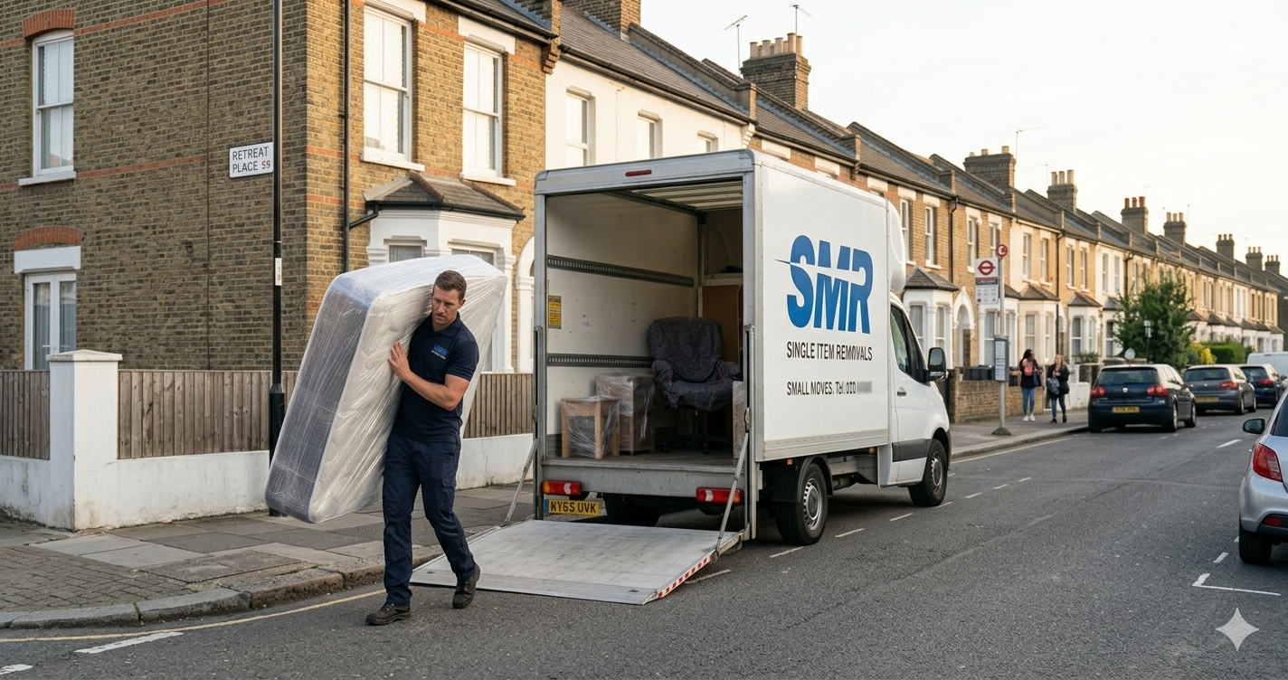 Same day man and van Peckham for single item removals and urgent delivery service