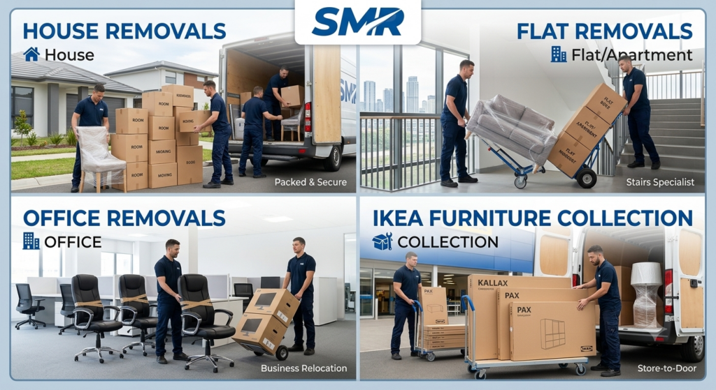 House flat office and IKEA man and van services in Parsons Green SW6