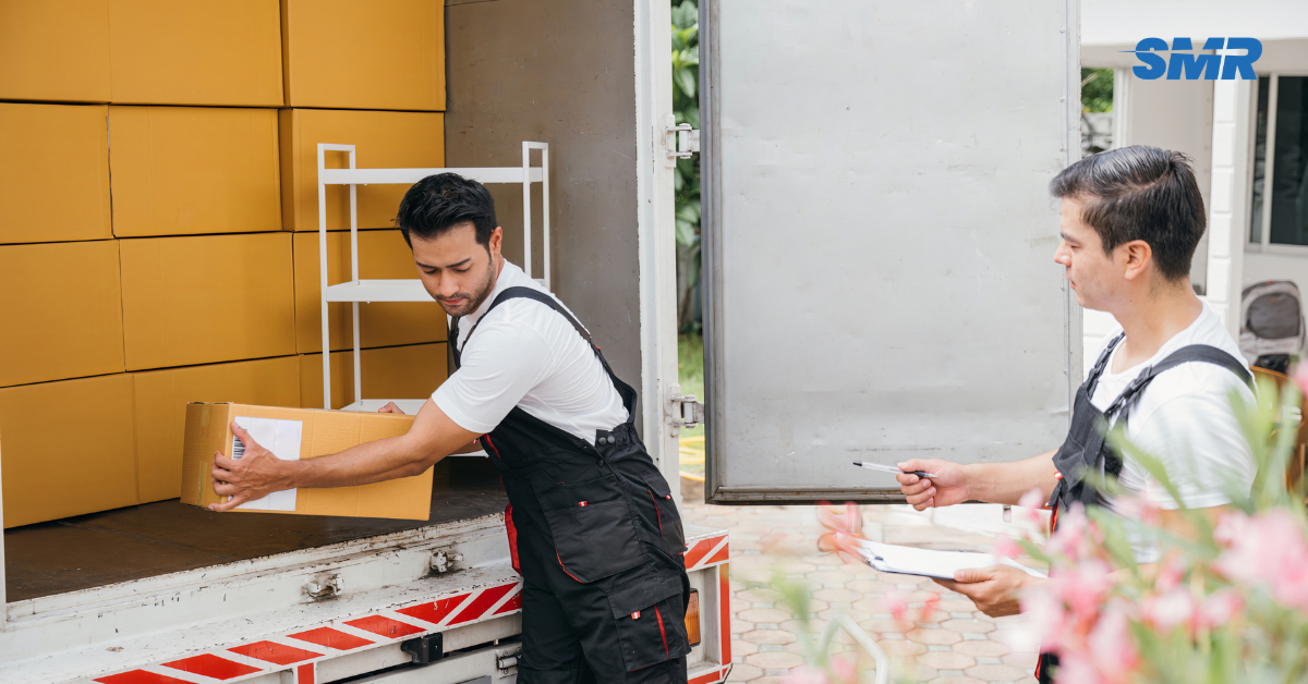 Movers handling furniture and boxes for house and flat removals in Maidavale W9