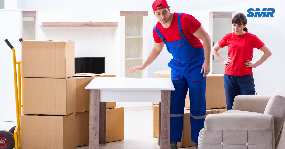Professional man and van team loading furniture and boxes in Elephant and Castle SE17