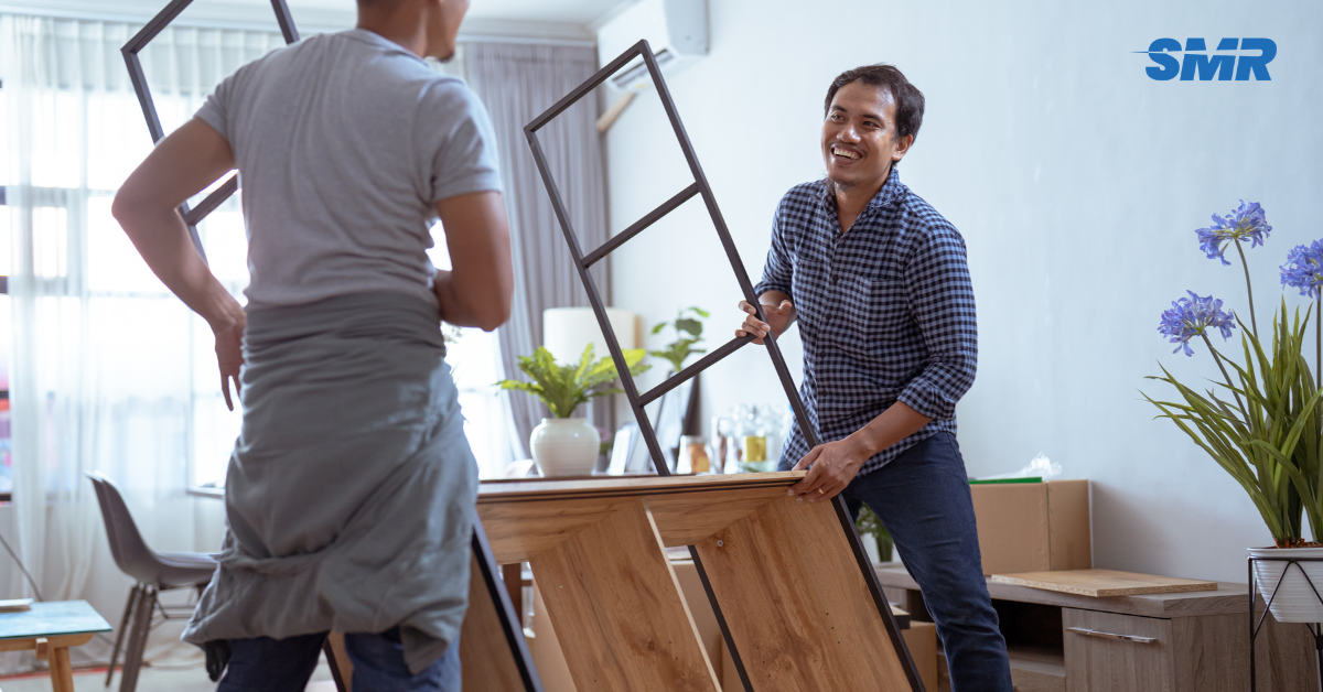 Movers transporting furniture and boxes for house and flat relocations in Battersea SW11