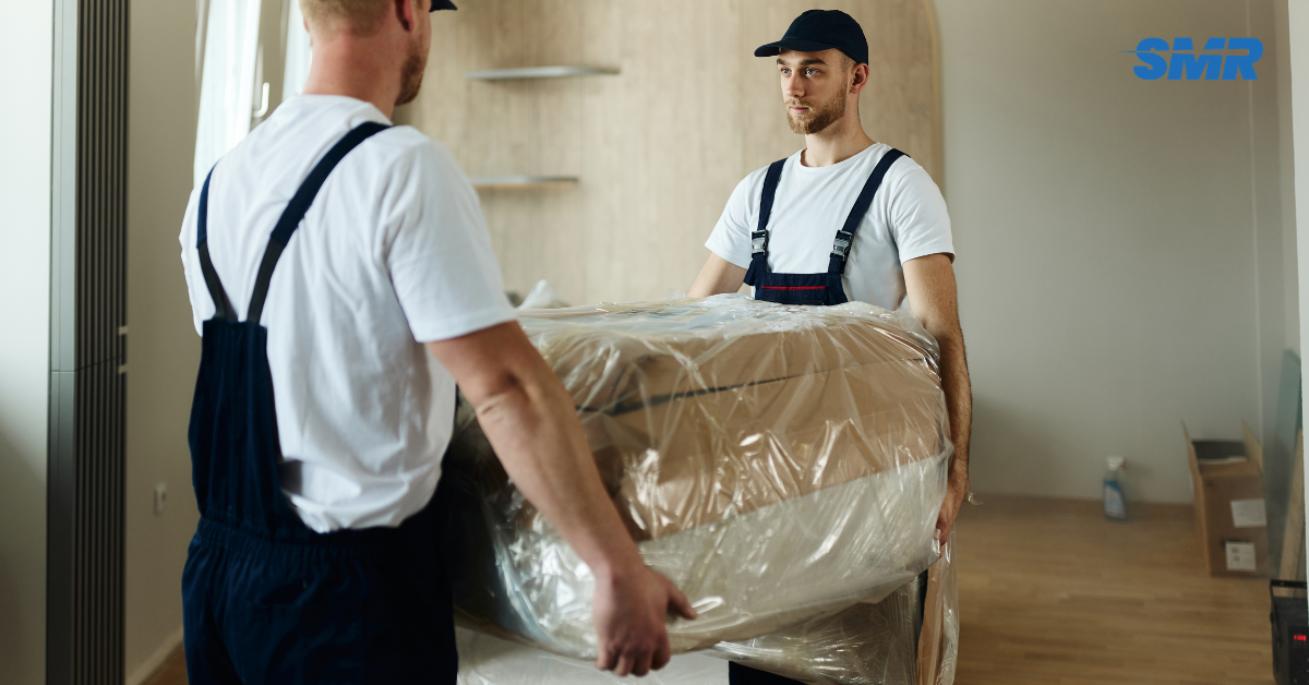 Professional man and van service in Lambeth SE17 loading household items