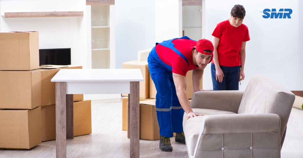 Flat and office removals WD7 London movers carrying business and household boxes