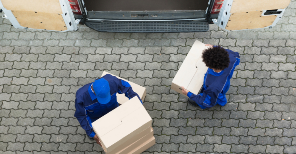 Professional man and van in NW2