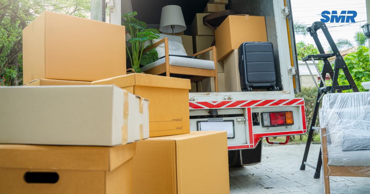 Office removals RM20 London man and van team moving business boxes and office chairs
