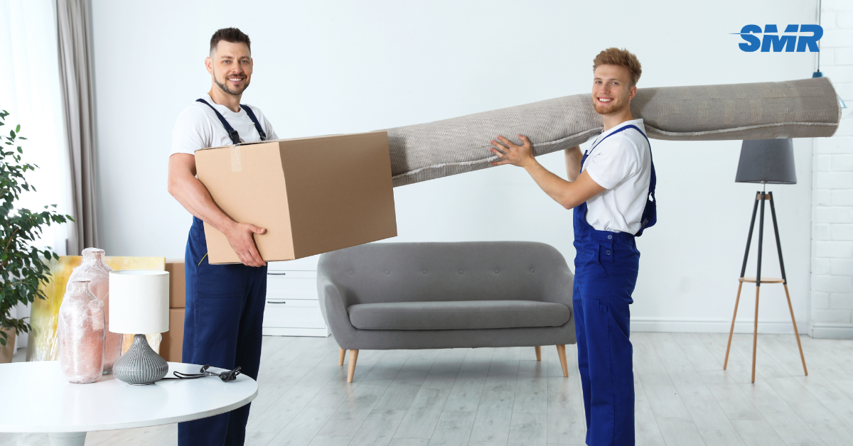 Office removals RM15 London man and van team moving business boxes and office chairs