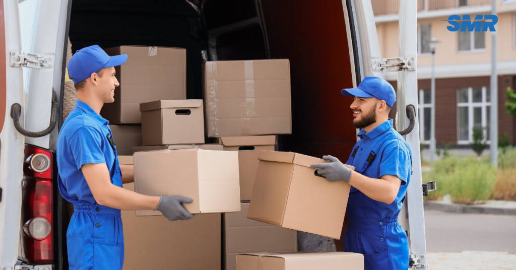 Man and Van TW19 London removals team helping with packed boxes