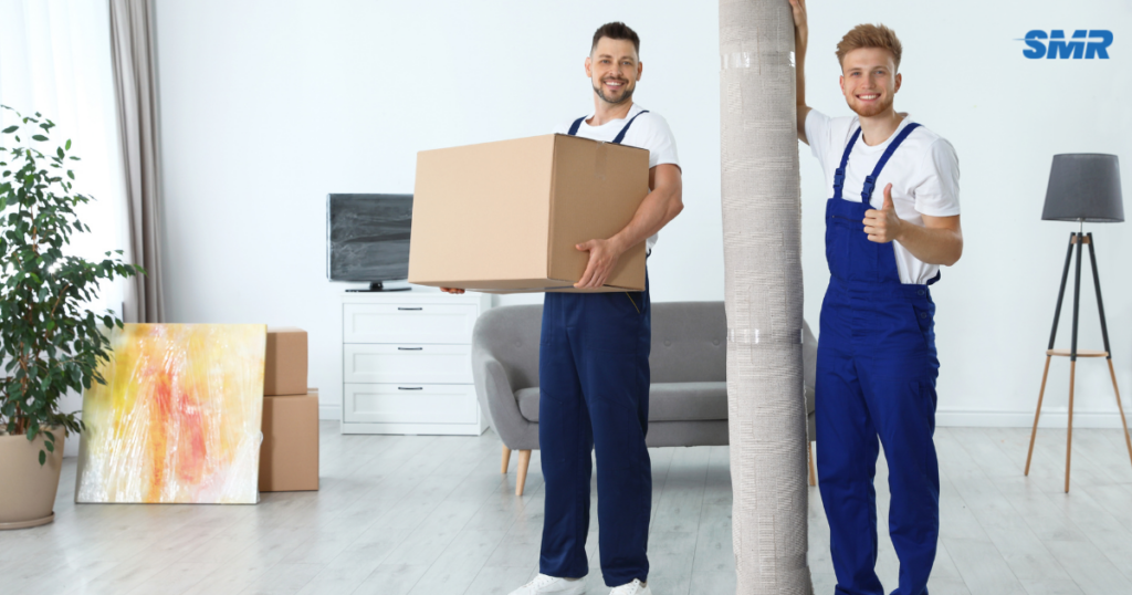 Man and Van Greenford UB6 movers carrying furniture into a residential property