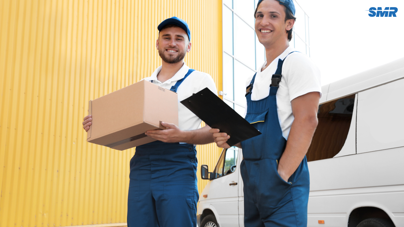 Professional Hendon man and van movers loading furniture